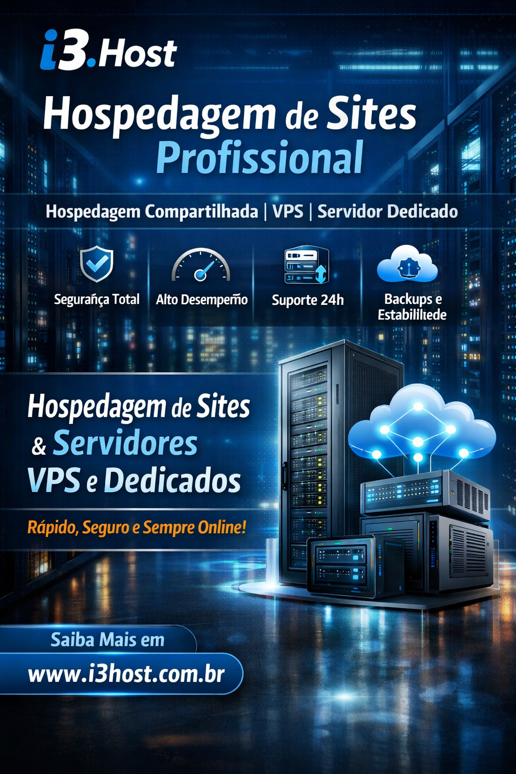 Hospedagem de Sites Profissional – I3.Host